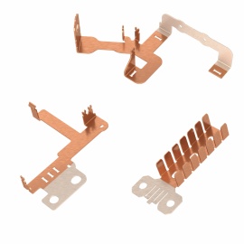 -Special designed connectors with advantage parameters in steel and copper