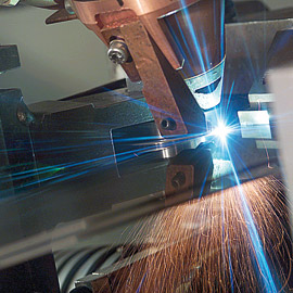 -laser longitudinal welding method