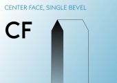 CF Center Face, Single Bevel-