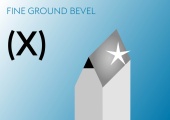 Super-fine Ground Bevel (X)-
